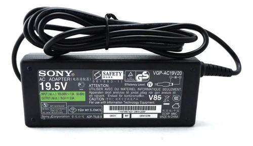 Cargador Original Sony Vgn, Vpc, 19.5v 3.3a Y 3.9 A Oferta!!