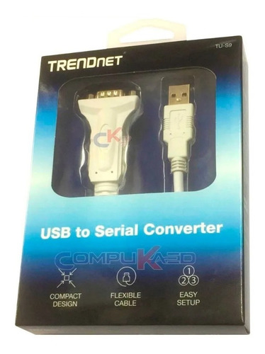 Cable Adaptador Trendnet Usb A Serial Rs232 Db9 Macho Cisco