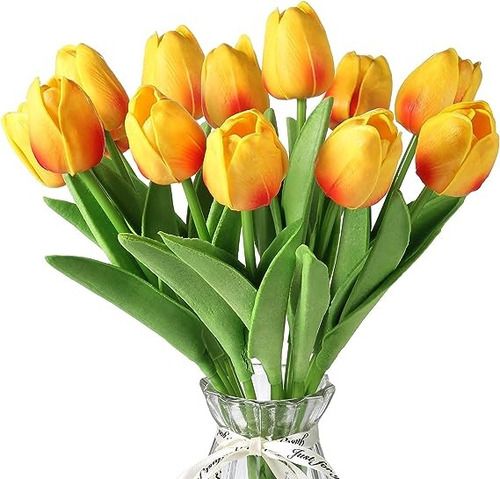 Ramos De Tulipanes Artificiales Flor Decoración Hogar