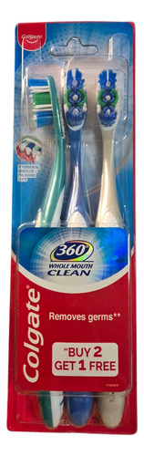 Cepillo De Diente Colgate 360° Medium 3 Unidades