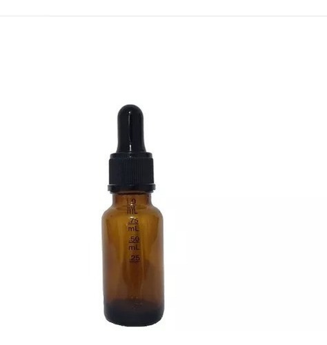 25 Botella Gotero Pipeta Vidrio, 20 Ml Ámbar(it-223)