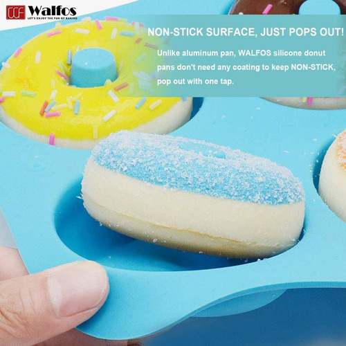Molde De Silicona Para Donas Resistente Al Calor Coloridos