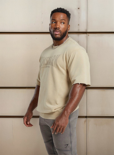 Gymshark Heritage Washedshortsleeve Crew Sudadera