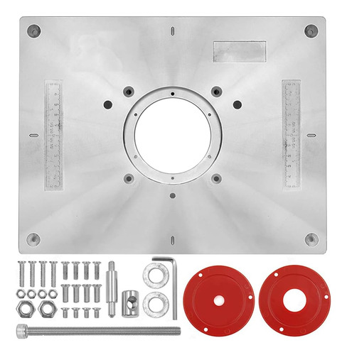 Placa De Inserción De Mesa De Enrutador De Aluminio, P...