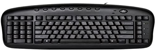 Teclado De Mano Izquierda Ergonómica Para Negocios / Contabi