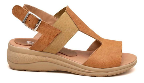 Sandalias Mujer Cuero Livianas Confort Comodas Buen Calce 