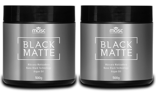 2 Uns Máscara Matizadora Black Profissional Salão+ Brinde