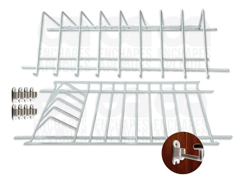 Imagen 4 de 6 de Locero Escurridor Platos Organizador 70 Cm (iva Inc.)