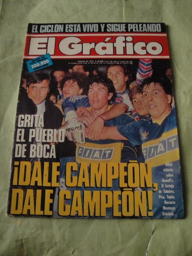 El Grafico 3741 Boca Campeon San Lorenzo Fangio Newells