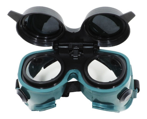 Imagen 1 de 7 de Antiparra Fravida 1745 Pvc Visor Rebatible 2 Oculares