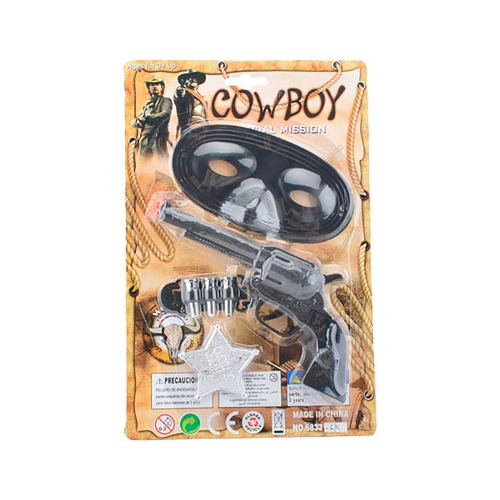 Set Vaquero Revolver Cowboy Lejano Oeste Juguetes Infantiles