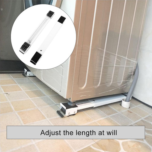 Tamaño Ajustable Soporte De Lavadora Nevera Base De 3.6cm