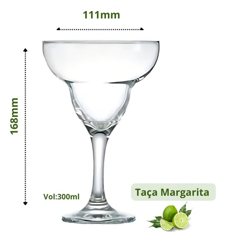 Conjunto Taças Para Coquetel 4 Modelos Diferentes Linha Luxo