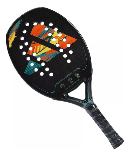 Raquete Beach Tennis adidas Adipower Carbon W H31 2024 + Cor Preto