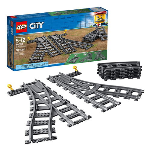 Kit De Construcción Lego City Switch Tracks 60238, Paquete D