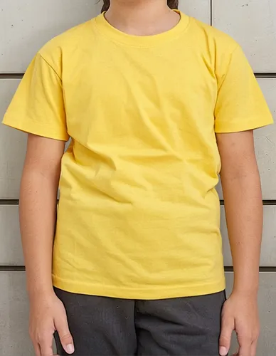 Camisetas Niños En Color Algodón 180 Cuello Redondo Nacional