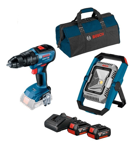 Furadeira Bosch Gsb 18v-50 Lanterna Gli 18v-1900