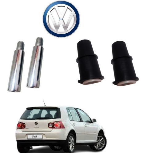 Imagem 5 de 10 de Par De Kit Pino Guia Bucha Pinça Freio Vw Golf Audi Audi A3