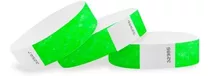 Comprar Pulseras Tyvek Verde Neon Numeradas Pack 100 (sin Imprimir)