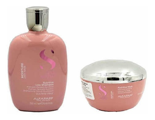 Shampoo Y Mascarilla Semi Di Lino Moisture Alfaparf