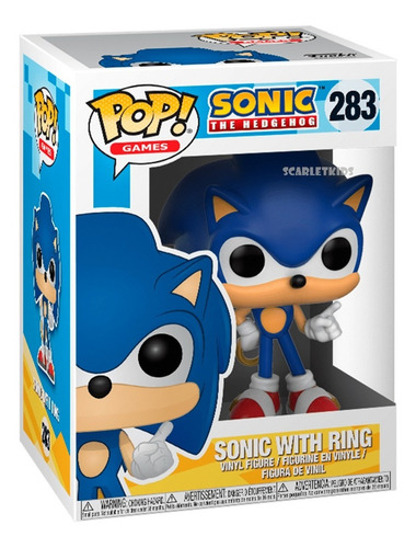 Figura de acción Funko Sonic Sonic With ring 20146 de Funko Pop! Games