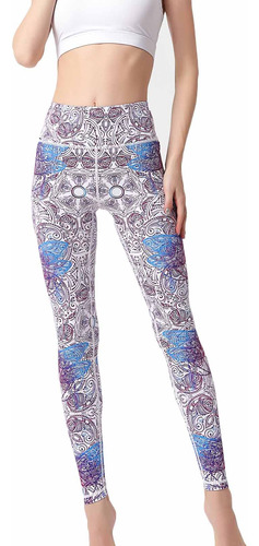 Pantalones De Yoga Estampados A La Moda Para Mujer De La Mar