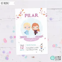 Comprar Kit Imprimible Frozen 2 Deco + Candy Bar