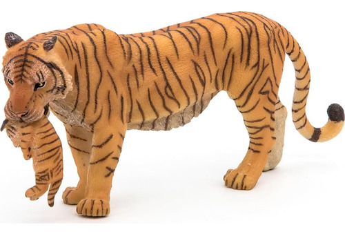 Figura Tigresa Con Cachorro Papo 14.5x6.5cm Para Niños