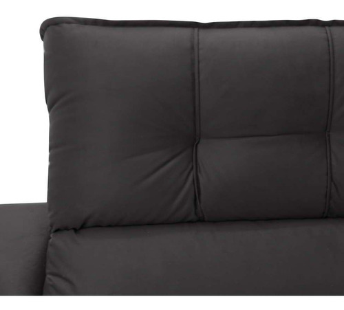 Sofá Retrátil E Reclinável 3 Lugares Oppel I Suede Cinza