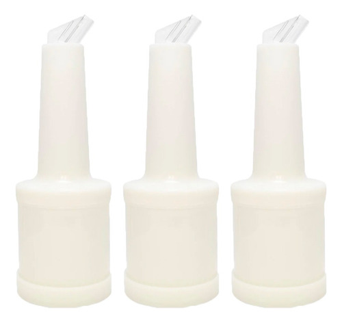 Botella Vertedor De Jugos Bar Bebidas Licores 500ml 3 Piezas Color Color Al Azar