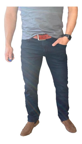 Imagen 2 de 2 de Jeans Elasticados Clásico Calce Recto