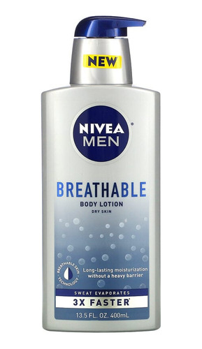 Nivea Men Breathable Loción Corporal Para Hombres 400ml 