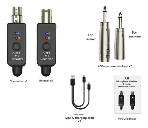 Sistema Inalámbrico Crystally-micphone Wireless Trans