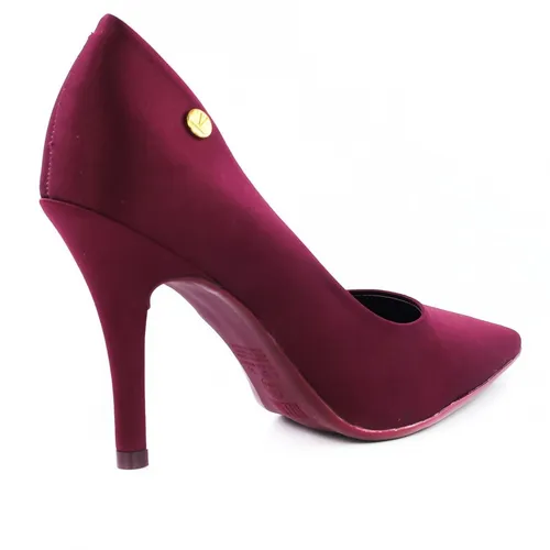 Scarpin vizzano sale cetim glamour vinho