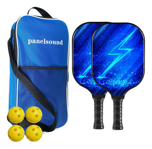 Paquete De 2 Palas De Pickleball, Finas Y Rápidas, Pi