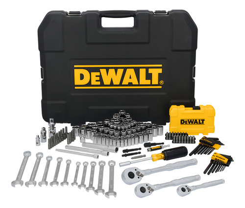 Conjunto de ferramentas mecânicas Dewalt Dwmt45 de 155 peças