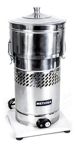 Cortador de Processador Industrial Metvisa 8l Acero Uso Intensivo Colorido Plateado