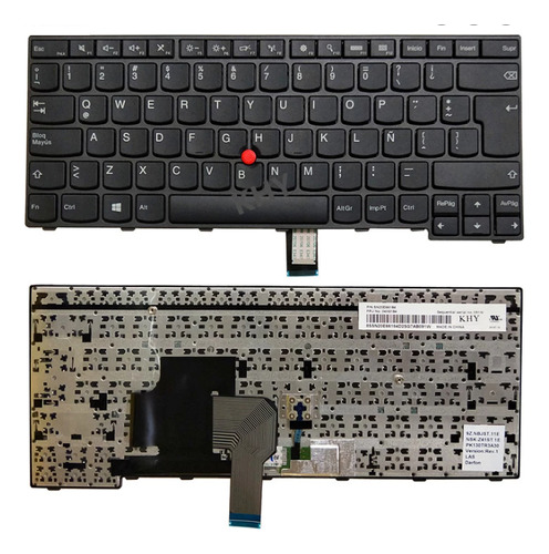 Teclado Para Lenovo Thinkpad E450 E455 E450c Con Marco