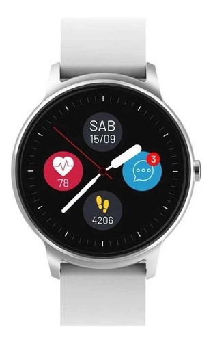 Relógio Smartwatch Atrio Viena A Prova D'água Es385 - Prata