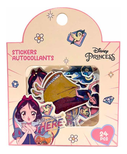 Disney Blancanieves Princesas Set De Stickers Anime Cerrado