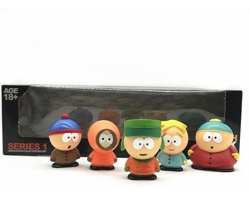 5 Piezas South Park Stan Kyle Eric Kenny Modelo Figura Jugue