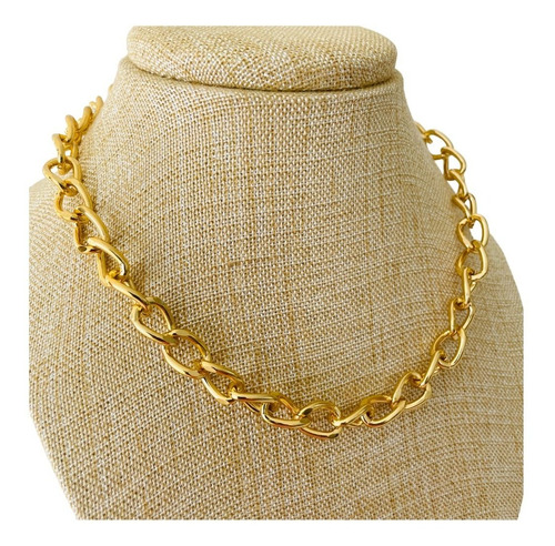 Cadena Collar Hombre Mujer Cadena Cubana Oro