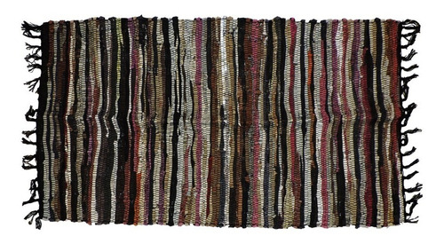 Afombra De Ambiente HindĂș De Cuero Rainbow 150x200 Cm Mantra Multicolor