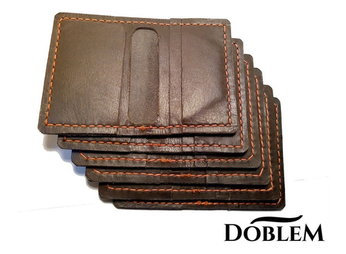 Imagen 4 de 6 de Billetera De Cuero Doblem Mod.: 2008