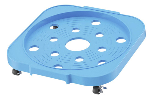 Soporte Móvil Para Tanques De Gas Con Ruedas, Azul Claro