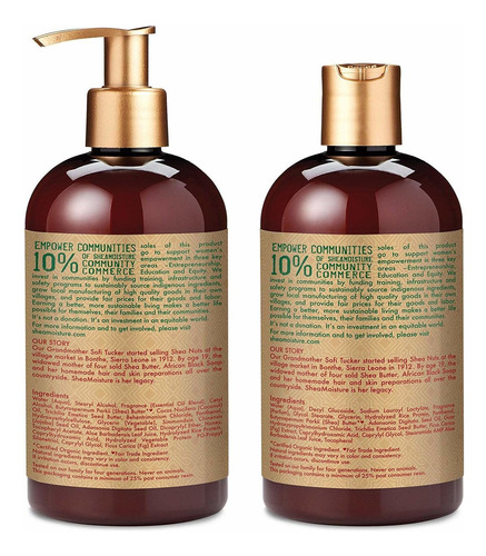 Sheamoisture Miel De Manuka Y Aceite Mafura Hidratación Inte