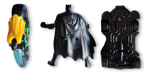 Lote Muñecos Batman Robin Moto Ideal Regalo Colección (Usado)