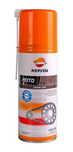 Lubricante Para Cadenas De Moto Repsol Chain Dry 400ml 