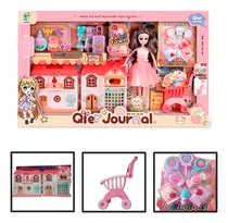 Comprar Casa Con Muñecas Y Accesorios Con 2 Muñecas De Qier Journey