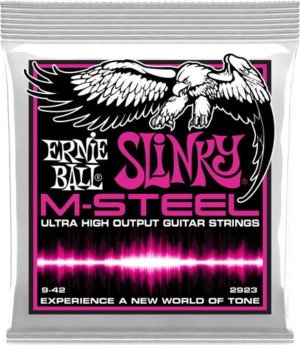 Ernie Ball 2923 Encordadura Guitarra Electrica M-steel 9-42